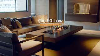 EcoSmart Gin 90 Low Fire Pit Table