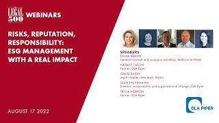 The Legal 500 Webinars: Risks, reputation, responsibility – ESG management with a real impact