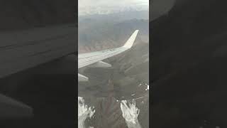 A Jet Airways Flight to Leh Ladakh - awesome views of Mountain Desert and Snow