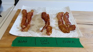 Which method makes the perfect bacon?!