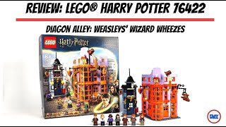 Review (Português): LEGO Harry Potter 76422 Diagon Alley:Weasleys' Wizard Wheezes+10217 Diagon Alley