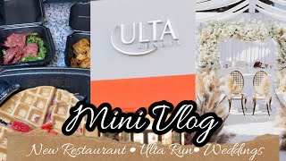 MINI VLOG: NEW RESTAURANT, NEW MAKEUP, ANOTHER WEDDING