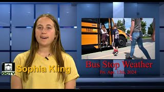 Bus Stop Weather 4-12-24