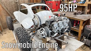 Installing the Engine on the - Home Made Mini VW Baja Bug!! - Part 7