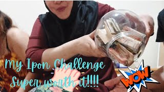 UNBOXING MY IPON CHALLENGE/OFW CHALLENGE