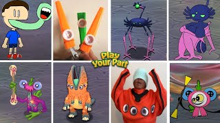 All Monster Ethereal Workshop Vs Play Your Part Vs MPG | My Singing Monster #msmpyp2024