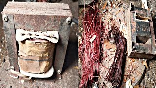 how to remove a transformer copper #copper #transformer