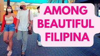 SURPRISED BY TONS OF FILIPINA BEAUTY || WALKING AROUND MALL OF ASIA