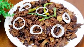 দুনিয়ার সবচেয়ে মজার ঝুরা মাংস রেসিপি | Jhura mangsho recipe | jhura beef vuna