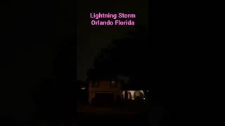 Lightning Storm Orlando Florida. No Noise. Only God