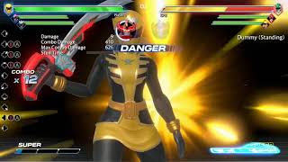 Yellow Ranger Throw Combo 662 Power Rangers: Battle for the Grid