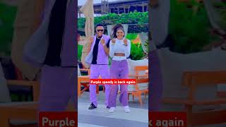 Purple speedy dance move . Love bird. Check out.