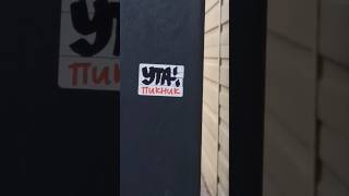 Стикербомбинг на остановке #стикербомбинг #sticker #stickerbombing#стикер #граффити#bombing#бомбинг