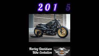 Harley Davidson Evolution l (1950-2023) #shorts #harleydavidson #harleydavidsonbluemodal #topmodel