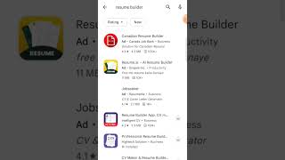 Best Resume Builder App - Canadian Style CV maker, USA, UK, Australia CV format 😍