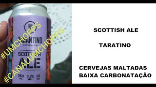 Scottish Ale da cervejaria #Tarantino, uma bela cerveja maltada, lembra as cervejas escocesas.