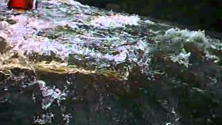 Riverboarding the Pigeon River.  Mark's helmet cam POV.