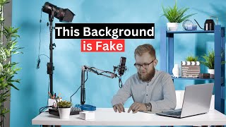 How to Create a Fake YouTube Studio Background for FREE