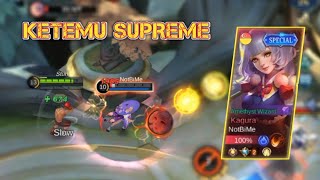 LAGI ENAK PARTY MALAH KETEMU SUPREME? AUTO MODE SERIUS!! - Mobile Legends