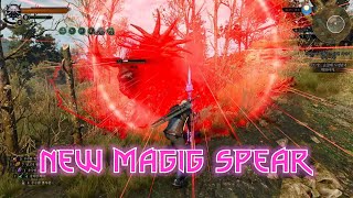 Witcher 3 Mod: New Magic Spear, New Axii Weapon / 위쳐 3 모드: 새로운 마법의 창, 새로운 액시 무기