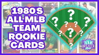 The ULTIMATE 1980's ALL MLB TEAM & Their PSA BASEBALL ROOKIE CARD Values!