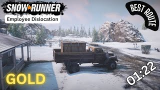 SnowRunner | Employee Dislocation | Best Route | GOLD