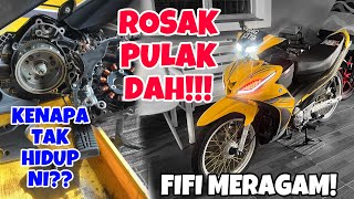 #839 SI FIFI BUAT HAL! |SRL 115FI ROSAK PULAK!| CUBA REPAIR TAPI........