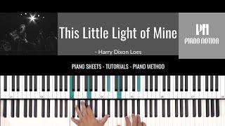 This Little Light of Mine - Harry Dixon Loes (Sheet Music - Piano Solo - Piano Cover - Tutorial)