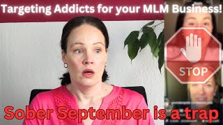 Amare distributors have reached rock bottom with Sober September #antimlm #amare