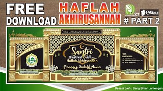 Desain Backdrop Haflah free download