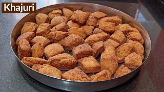 Diwali Special | Khajuri Recipe | Meetha Lauz | Khajoor Recipe | Crispy Khajoor Recipe