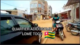 Quartier Adidogome part 2 # a tour in Adidogome Lomé # Lomé Togo Vlog 2