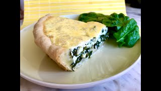 Spinach and feta tart