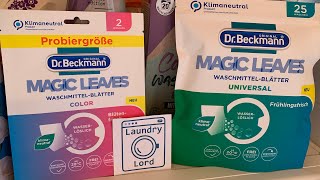 Dr.Beckmann MAGIC LEAVES "Frühlingsfrisch" • Kochwäsche 40° bei Laundry Lord - MIELE W487