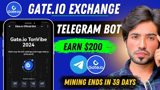 Gate.io exchange Airdrop | New Telegram Bot | How to Earn Money from telegram in Pakistan