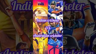 Who is best 🔥??? ll  Indian Cricketer🥵 VS Australian Cricketer 😱🥵#trending #cricket #shorts