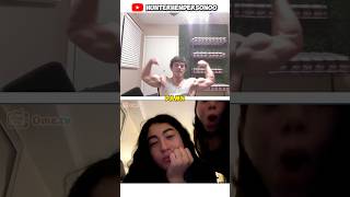 Flexing on Omegle w/ funny reactions #gym #flexing #alexeubank #funny #samsulek #fitness #omegle