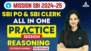 SBI PO 2024 | SBI PO Reasoning All In One Practice Session | By Sona Sharma