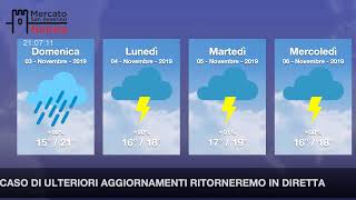 IN DIRETTA - PREVISIONI METEO AGGIORNATE E ULTIME NOTIZIE