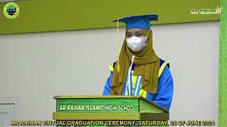 REPRESENTATIVE SPEECH II AR RAIHAN VIRTUAL GRADUATION 2021