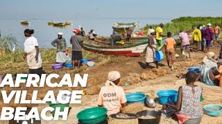 African village beach tour / lake victoria