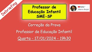 Correção do Concurso - PEI - SME - SP