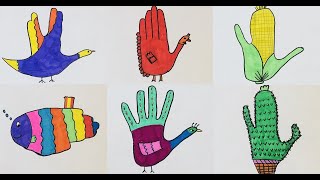 DIY Palm Art | Creative, Joyful and simple way of doing art using hand