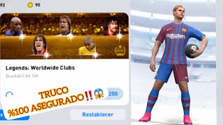 TRUCO! para sacar LEYENDA Worldwide Club pes 2021 mobile [ASEGURADA‼️😱]