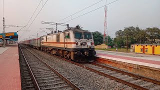 DEADLY Whining !!! WAP7 West Bengal SAMPARK KRANTI Lashes Kamarkundu at 130 KMPH