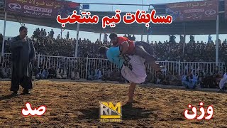 کشتی نمایشی بین محب الله پهلوان و مصطفی پهلوان