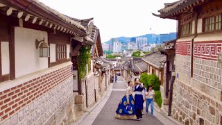 [Seoul 4K] 북촌 한옥마을 포토스팟까지 최단코스로 걸어가기 | Bukchon Hanok Village, Seoul