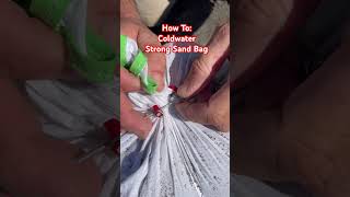 How To setup Cold Water Strong sand bag for plunking #pnw #outdoors #fishing #fishingtechniques