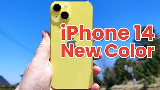 Apple iPhone 14 Relaxing Unboxing | New Yellow!