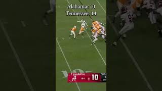 Alabama Crimson Tide vs. Tennessee Volunteers - 2024 Week 8 - JustScoring #collegefootball